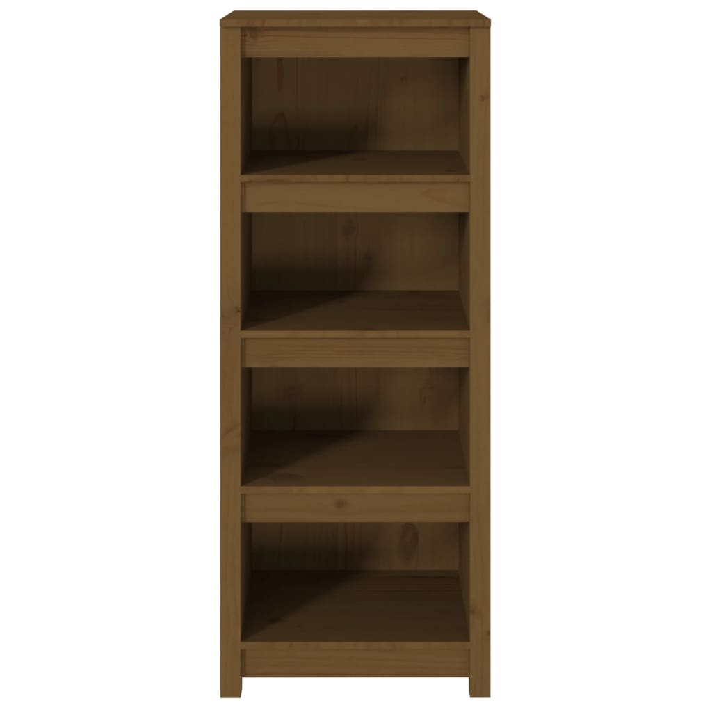 Book Cabinet Honey Brown 50x35x125.5 cm Solid Wood Pine